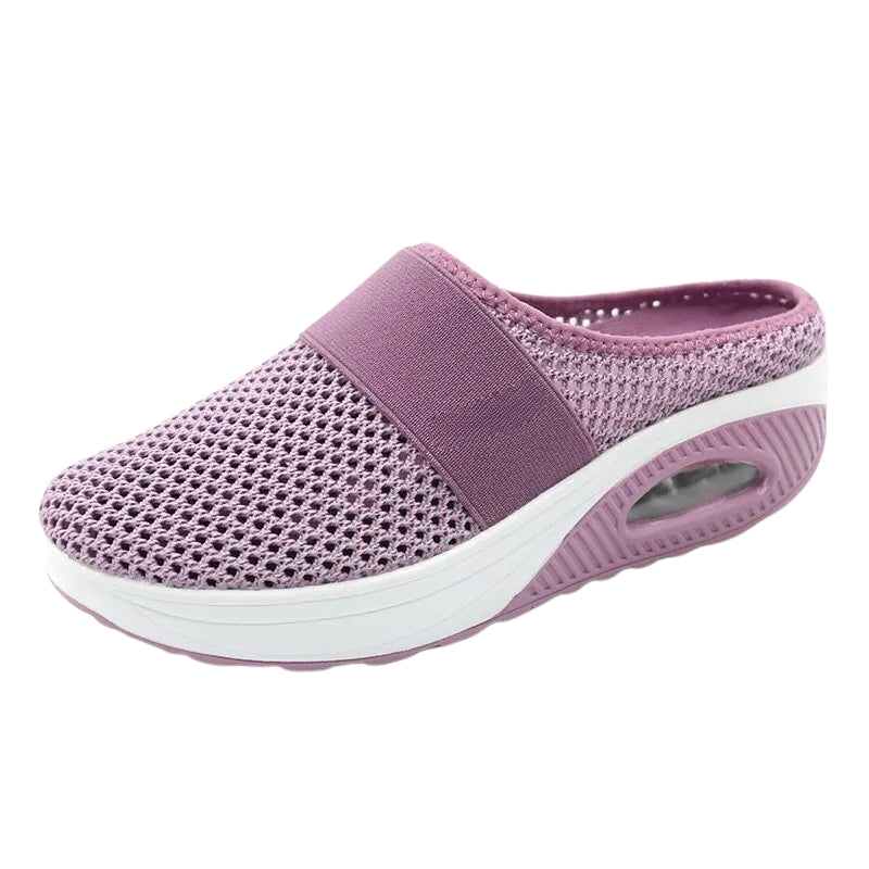 Abigail – Ronde neus wedges schoenen met ademend ontwerp Velani