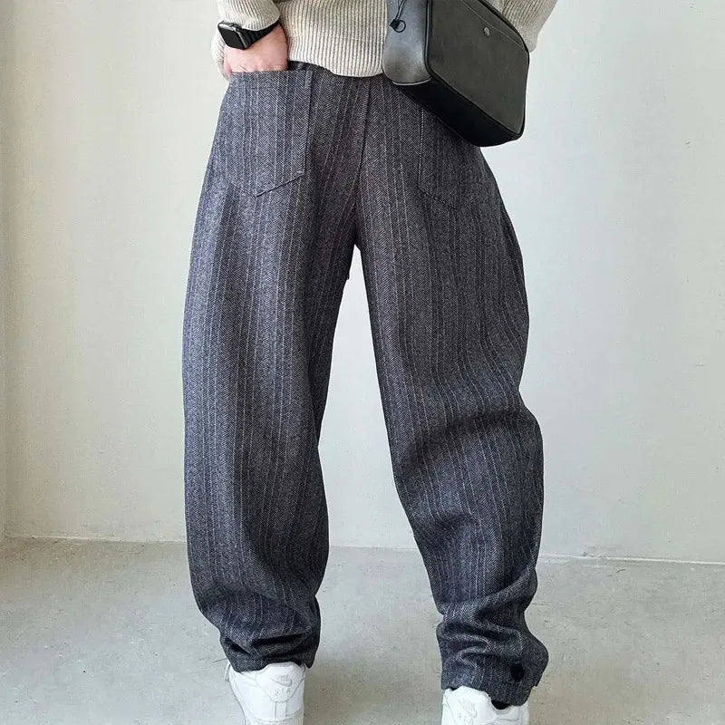 Vincent – Losse Wijde Broek met Hoge Taille Velani