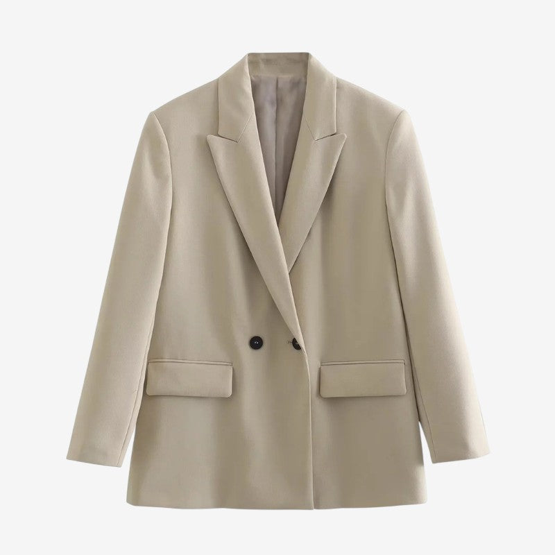 Mary - Stijlvolle Blazer met Lange Mouwen, Reverskraag en Frontzakken Velani