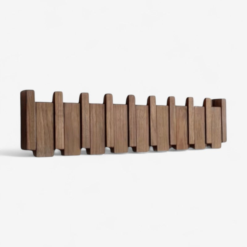WoodTone – Kledingrek met Uittrekbare Haken voor Orde Velani