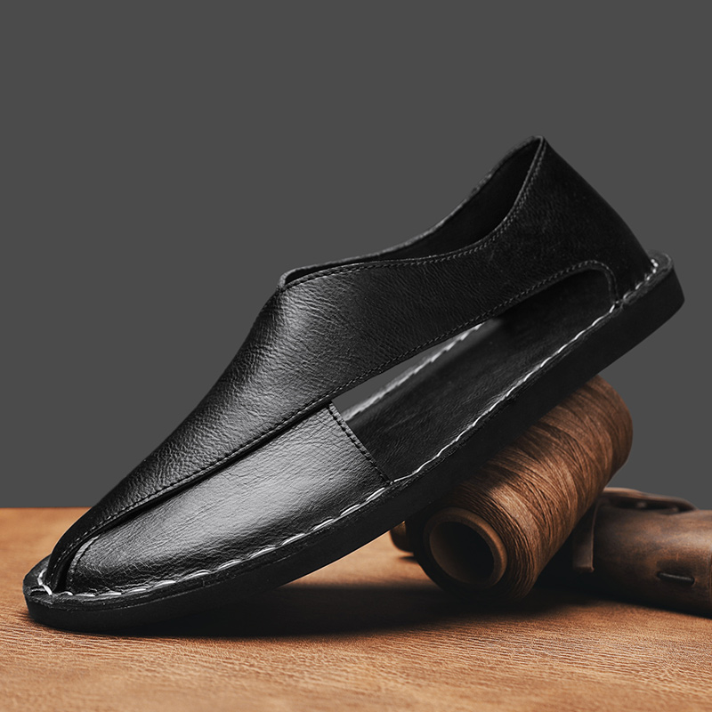 Aaron – Platte Slip-On Sandalen met Band Velani