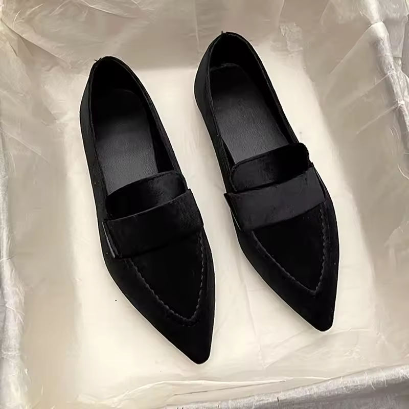 Lyra – Stijlvolle Flats Puntige Neus Shallow Slip-On Loafers Velani