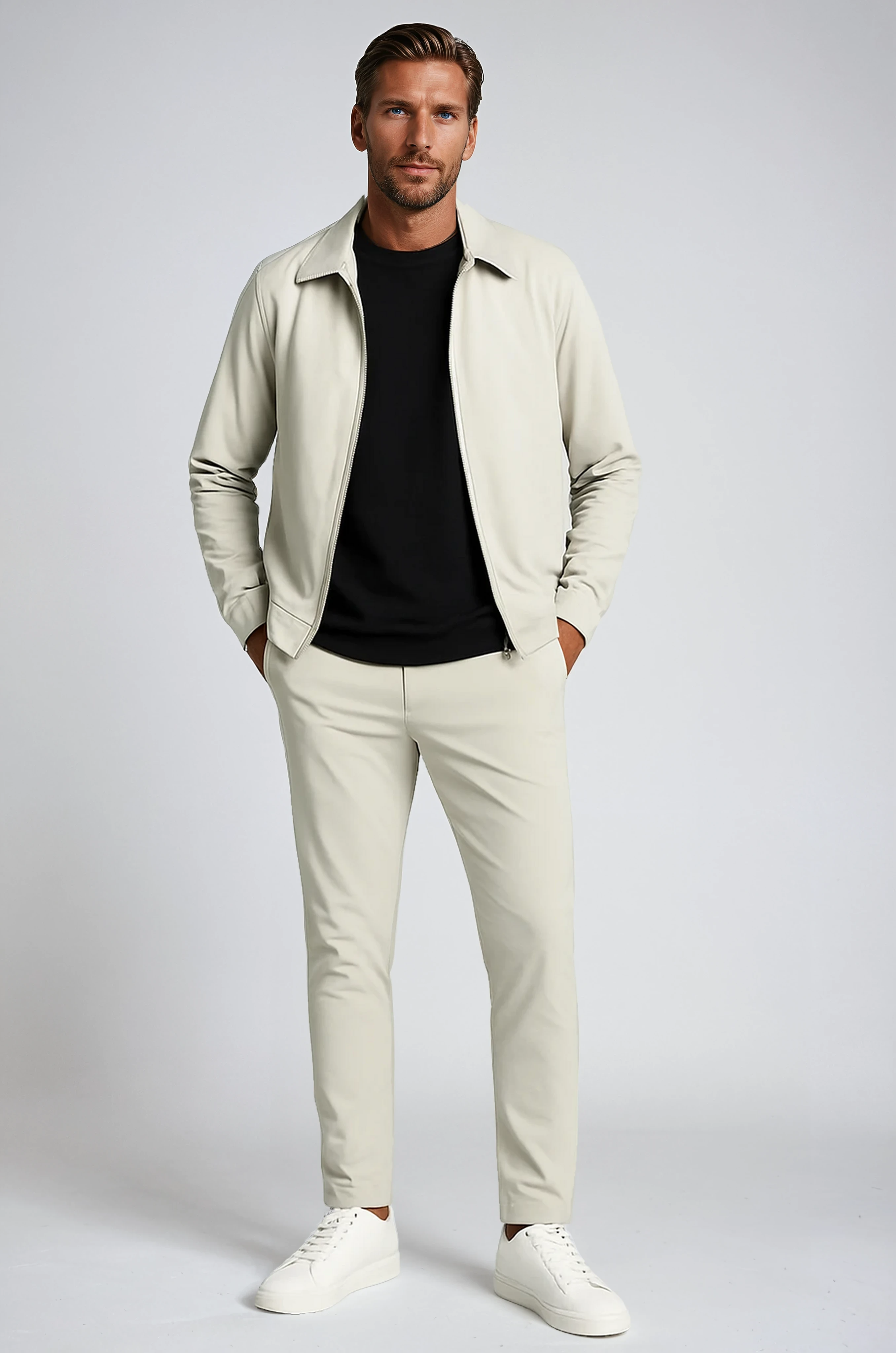 Smart Tech Suit – Soft Sand Velani